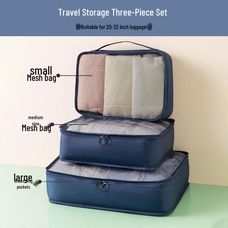 6-8 Piece Travel Storage and Organizer Bag Set for Clothes and Underwear