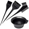 4Pcs/Set DIY Stirring Brush Dye Bowl Hair Dye Tools Hair Dyeing Kit  For Hair Coloring Bleaching