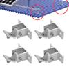 4pcs Adjustable Tilt Angle Solar PV Bracket Aluminum Alloy Support Feet  Roof Installation