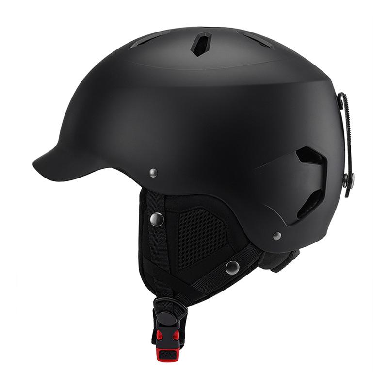 

New Professional Sports Warm Skiing Helmet Adult Men And Women With Small Brim Skiing Helmet Protective Snow Helmet
