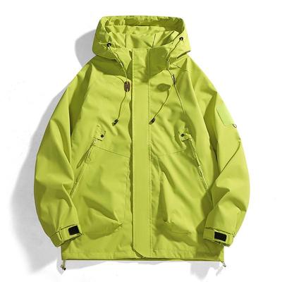 Unisex Windjacke: Trendige wasserdichte Kapuzenjacke für Herbst und Frühling