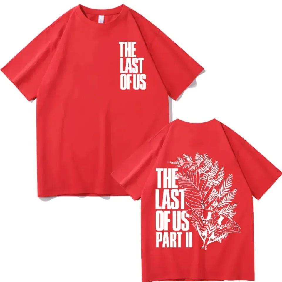 

Crew Neck T - Shirt with The Last of Us Part II Moth Creative - Inspired Graphic Featuring Game Art for Fans 4XL