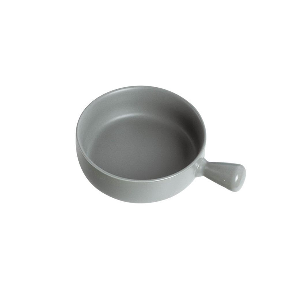 Saladier en Céramique avec Poignées Couleur Unie Adorable Lavable Mignon Maison Petit-Déjeuner Dîner Soupe Bols à Fruits Vaisselle