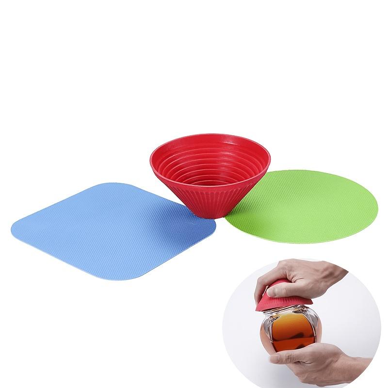 3pcs/Set Multifunctional Circular Bottle Cap Opening Pads, Bottle Opener, Kitchen Cookware Pads And Insulated Coasters