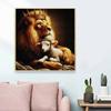 New Arrival 5D DIY Full Circle Diamond Painting "Lion" Embroidery Cross Stitch Home Decor Gift