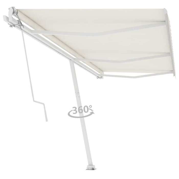 VidaXL Automatic Freestanding Awning 600x300 Cm Cream 3069607