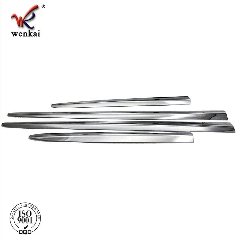 ABS CHROME SIDE DOOR BODY MOLDING TRIM COVER LINE GARNISH STICKER ACCESSORIES For Fiat 500X 2015 2016 2017 2018