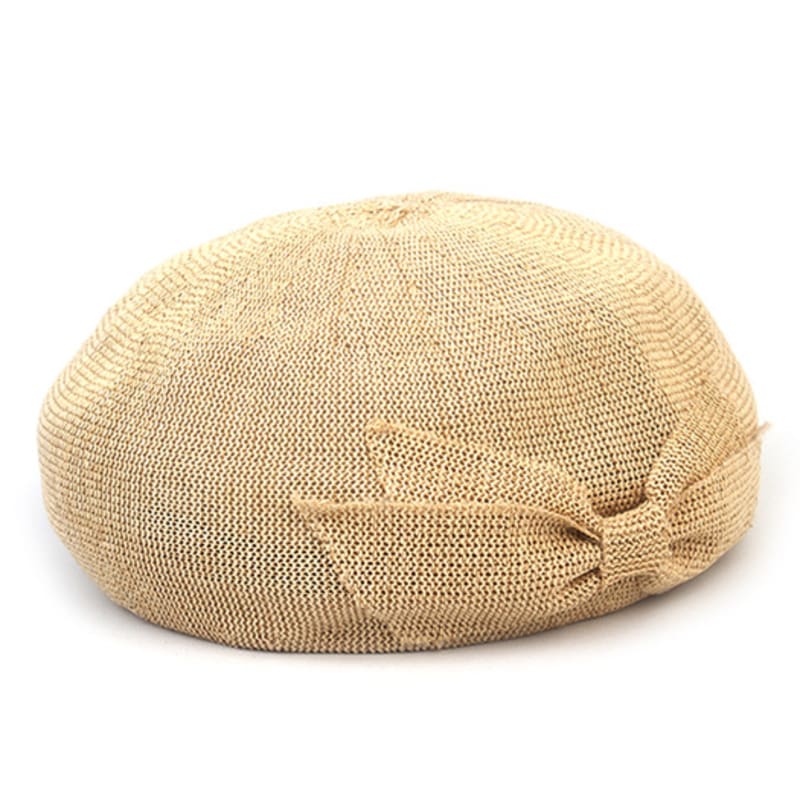 

Универсальная химия Летняя лента Бежевый берет Берет FREE