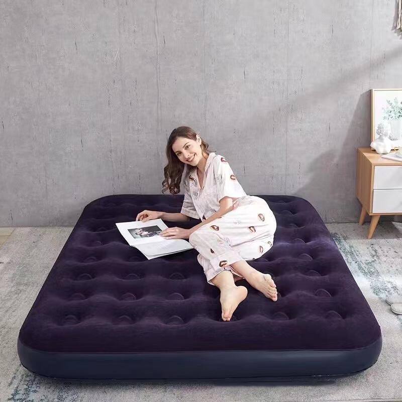OEING Outdoor Camping Inflatable Sleeping Mat with Pump
