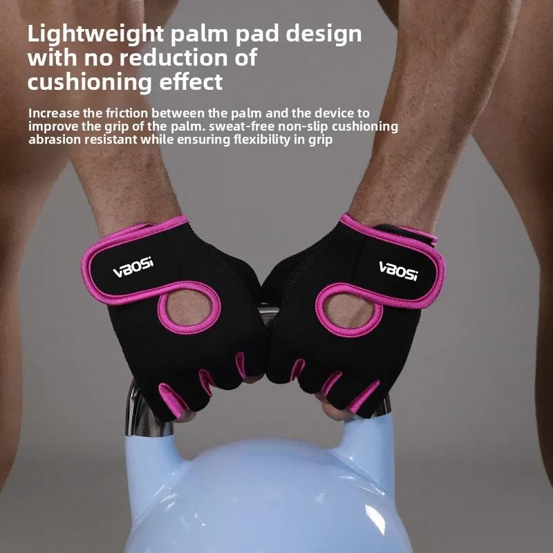 Halbfinger-Radhandschuhe Schweißabsorbierend Atmungsaktiv Rutschfest Verschleißfest Fitness-Fahrradhandschuhe Für Aktiven Outdoor-Einsatz
