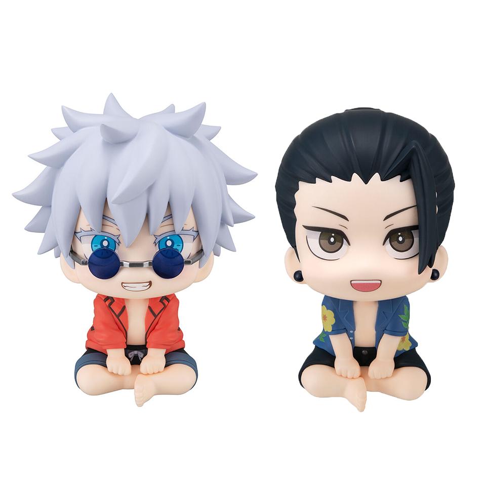 Jujutsu Kaisen Anime Figures Geto Suguru Gojo Satoru Doll Okinawa Ver. Collection Toy for Children Q Version Doll 10cm PVC Model