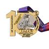 Niestandardowy obrotowy medal metalowy z smyczą - Odznakowa pamiątka krajobrazowa z wypalanym wykończeniem lakierniczym