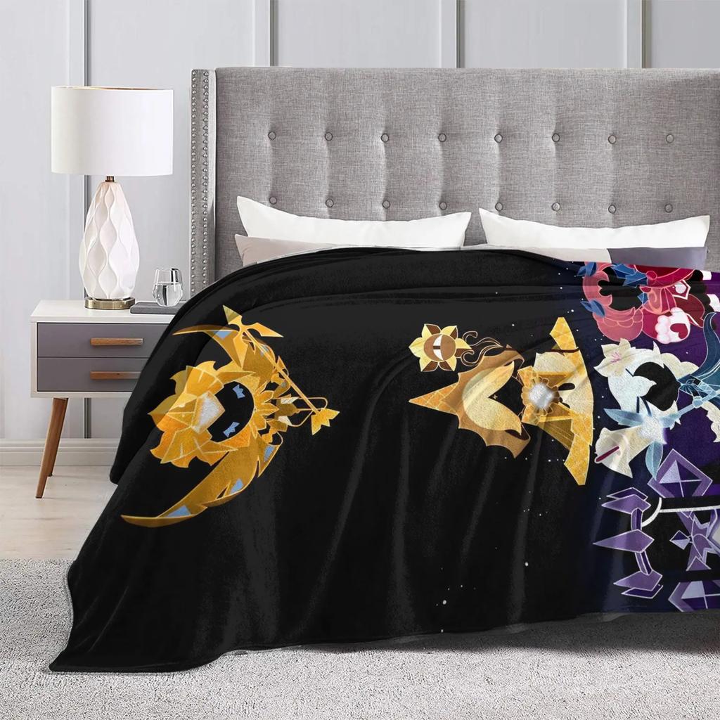 Cookie Run Kingdom Blanket Flannel Vintage Warm Throw Blankets for Coverlet Decoration