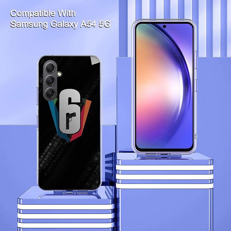 Game Rainbow S-Six S-Siege Phone Case for Samsung A17 A37 A57 A07 A16 A26 A36 A56 A06 A02S A12 A22 A32 A52S A04S A14 A24 A34 A54