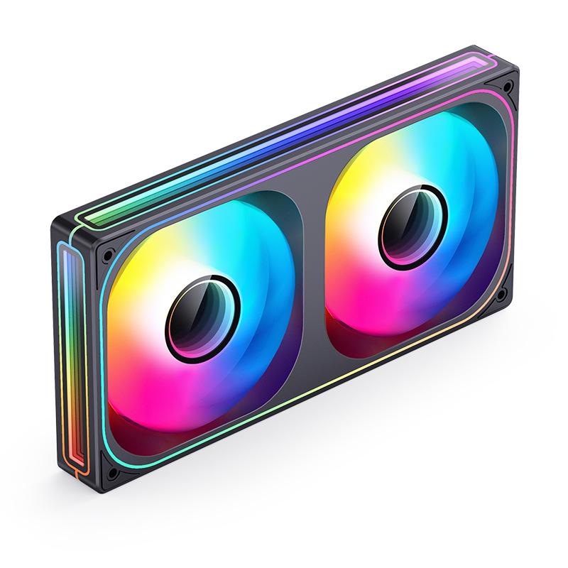 

Jonsbo ZB-360 ARGB PWM Вентилятор охолодження з дизайном «Нескінченне дзеркало» (Тихий 12см)