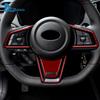 For Subaru WRX/ WRX STI   2024 Real Carbon Fiber Car Steering Wheel Center Cover Sticker Interior Decor Trim Accessories
