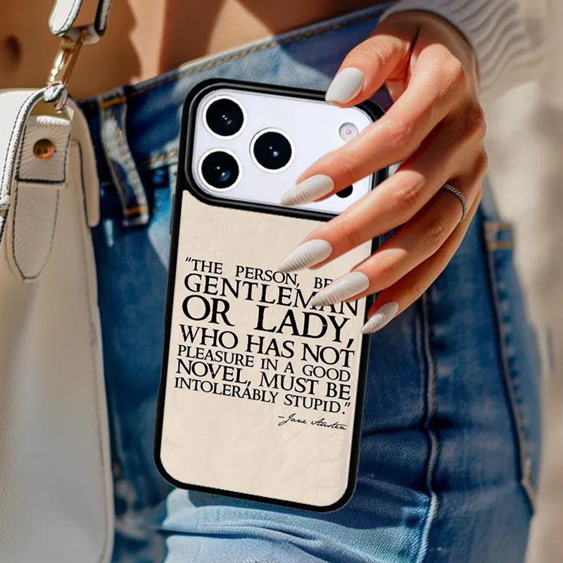 Pride And Prejudice Phone Case For iPhone 17 Air 14 15 13 12 Max Cover For Apple 16e 11 Pro Max Plus Coque