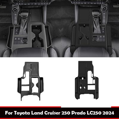 LHD RHD För Toyota Land Cruiser 250 Prado LC250 2024 2025 silikongummi Mittkonsol Växelspakspanel Kåpa Trim Tillbehör