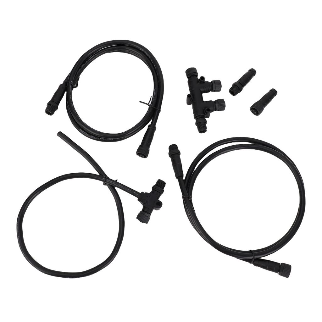 NMEA 2000 Starter Kit Marine Grade Backbone Cables Drop Cables Tees Terminators M12 5pin T Connector 2K Network