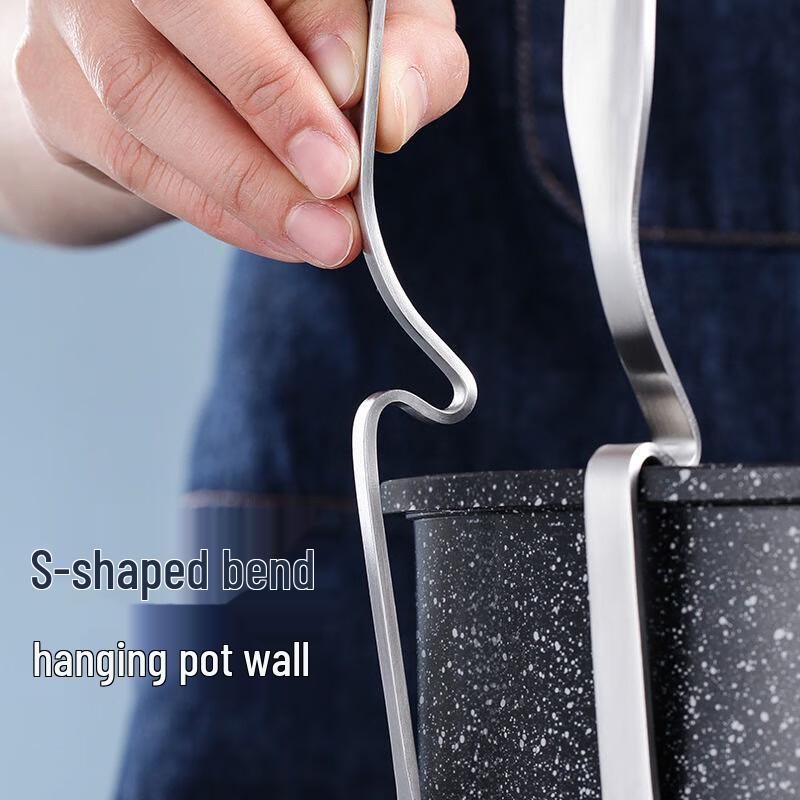 Zhongji 304 Stainless Steel Hot Pot Ladle & Skimmer with Hanging Hook