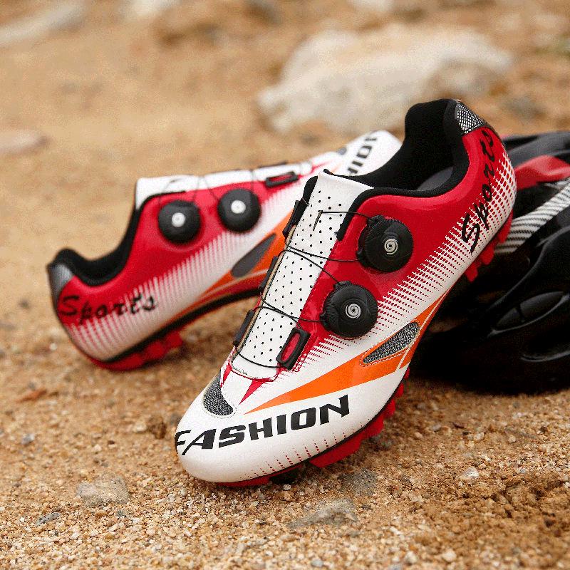 Men's and Women's Summer Breathable Clipless Cycling Shoes for Mountain and Road Biking.