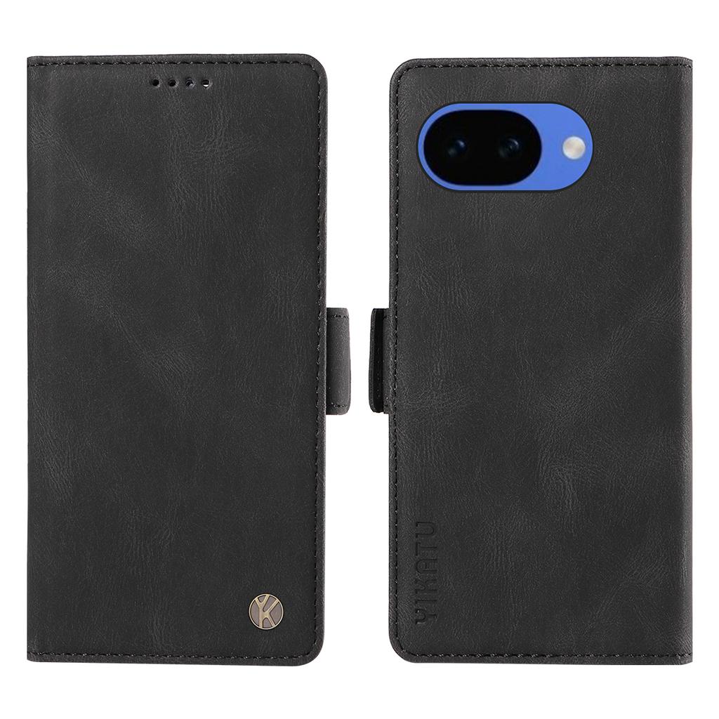 For Google Pixel 10a Leather Case YIKATU YK-005 Skin-touch Feeling Wallet Phone Cover