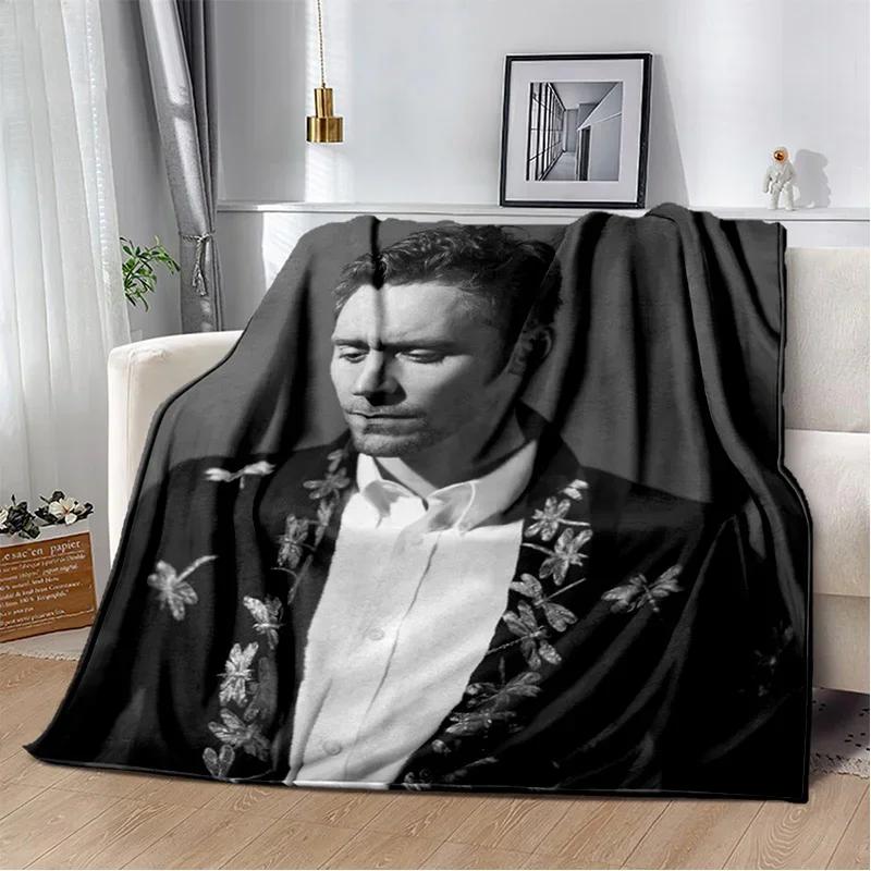Tom Hiddleston Collage Plaid Actor Soft Plush Blanket,Flannel Blanket Throw Blanket for Living Room Bedroom Bed Sofa Picnic Kids