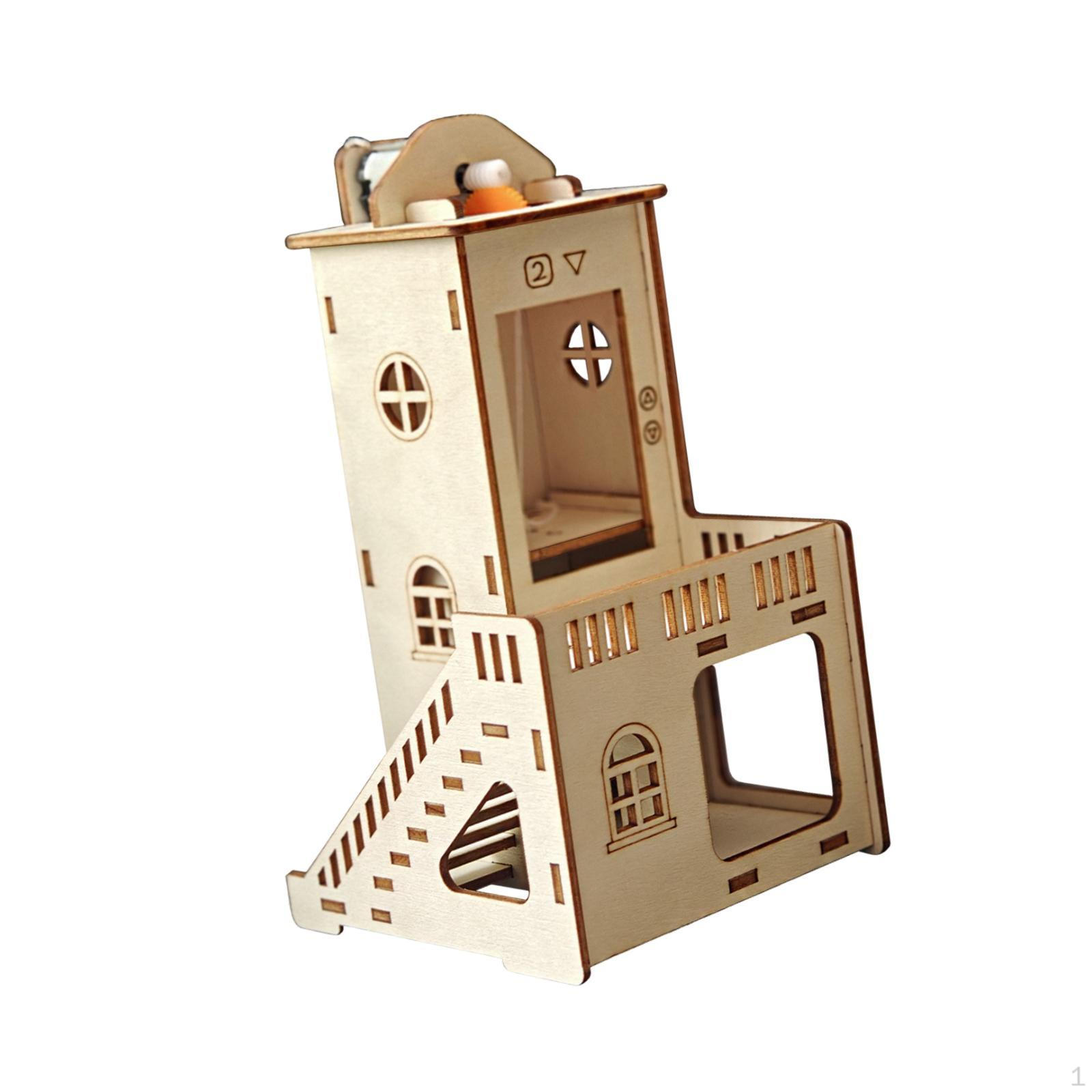 DIY Elevator Model Kit Educational Learning Science Experiment Physical for Kids Students