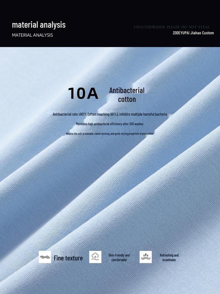Antibacterial Mercerized Cotton Lapel Uniform Polo Shirt with Custom Logo Embroidery