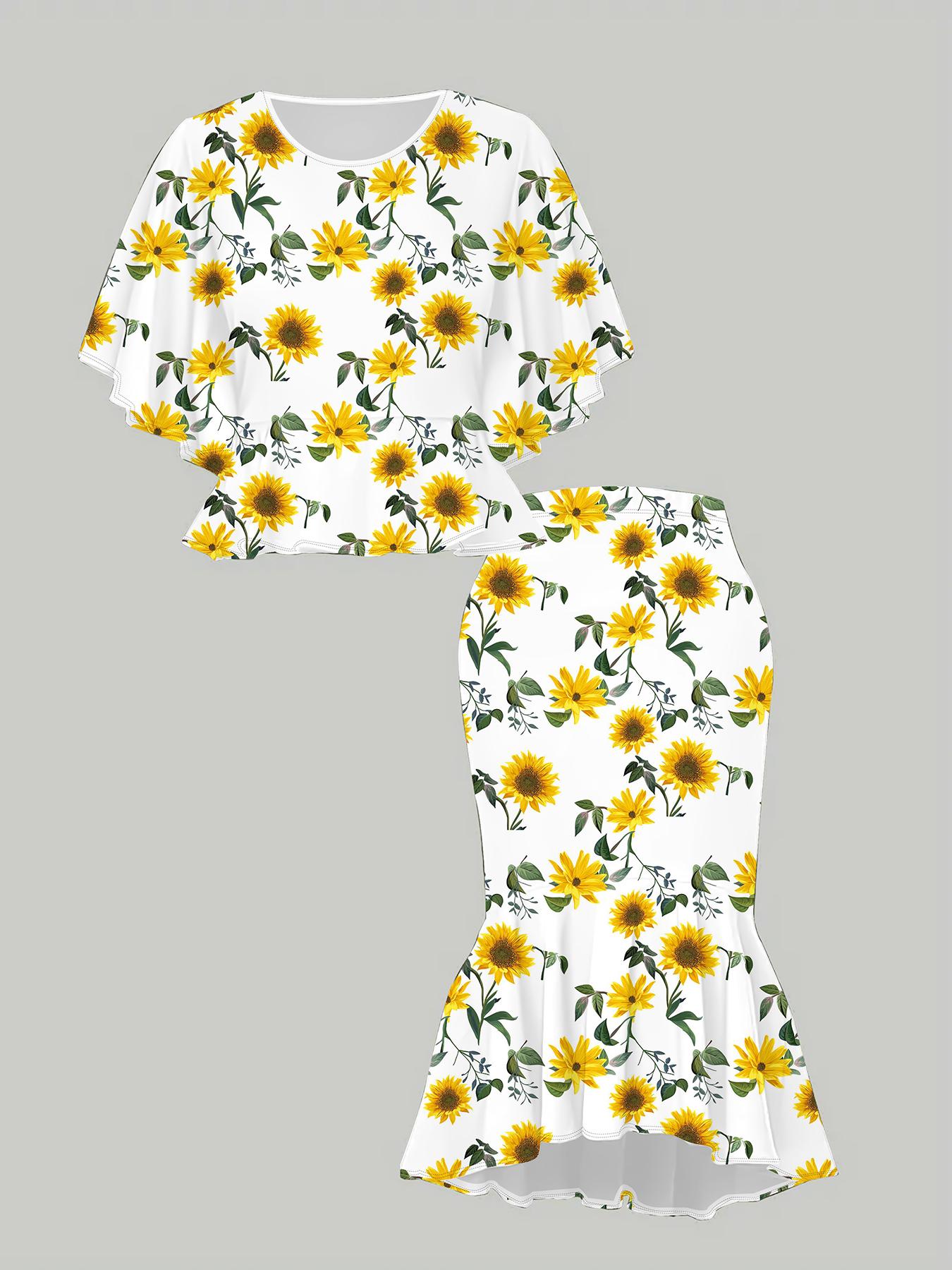 

Классический тотемный женский принт, напечатанный на 3D-принтере, Модный большого размера, Элегантный, Универсальный для всех сезонов. Футболка, Юбка и Комплект, Модный Стиль 6XL жёлтый