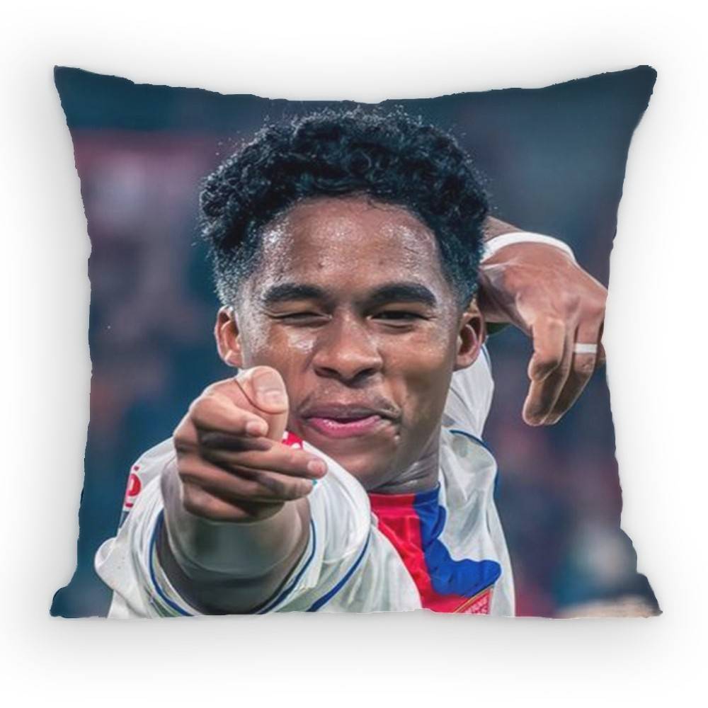 Endrick Footballers Pillow Case Sofa Living Room Bedroom Headboard Backrest Cushion Square Cushion Nap Time