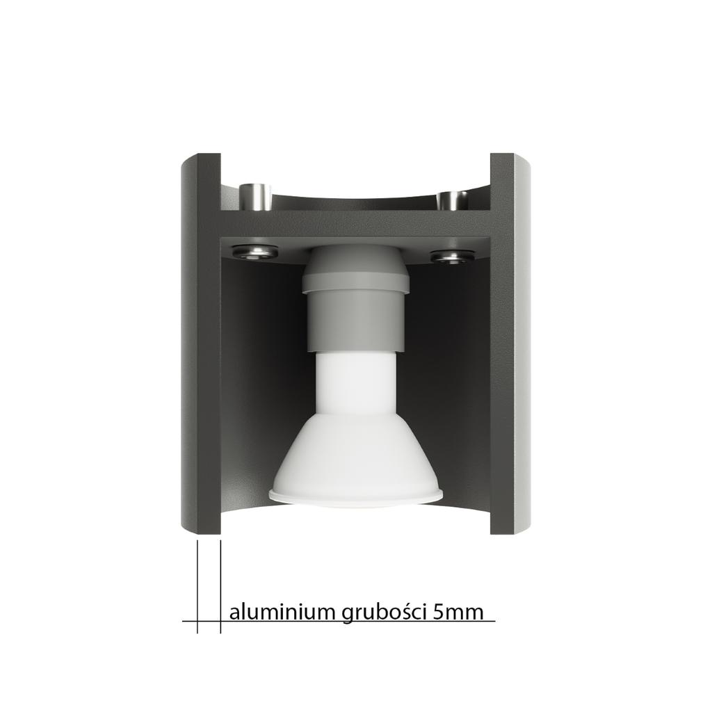 Kinkiet Orbis 1 G9 Biały Alu Sollux Sl.0050