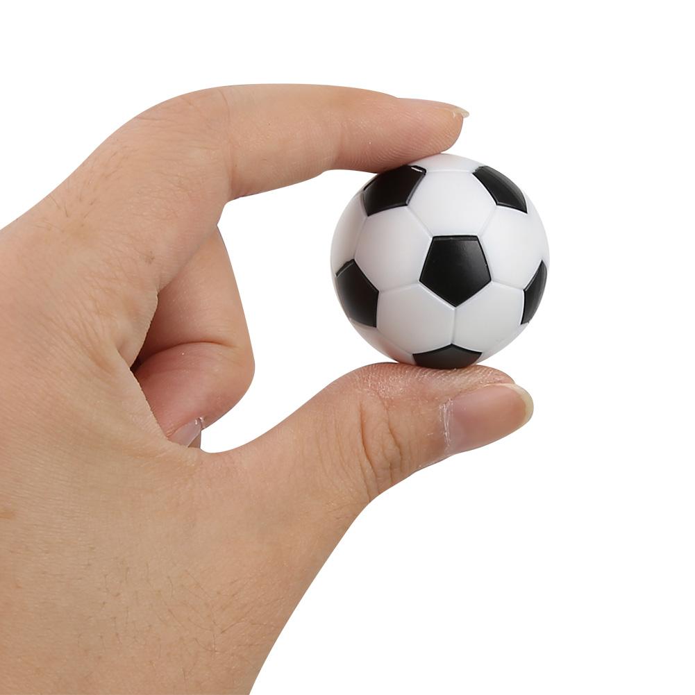 Table Soccer Foot s Replacement Plastic Black and White Soccer (4Pcs)