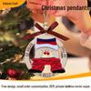 Wooden Christmas Tree Pendants: Hollow Hanging Ornaments for Holiday Decorating