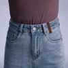 Women's High-Waist Washed Wide-Leg Jeans