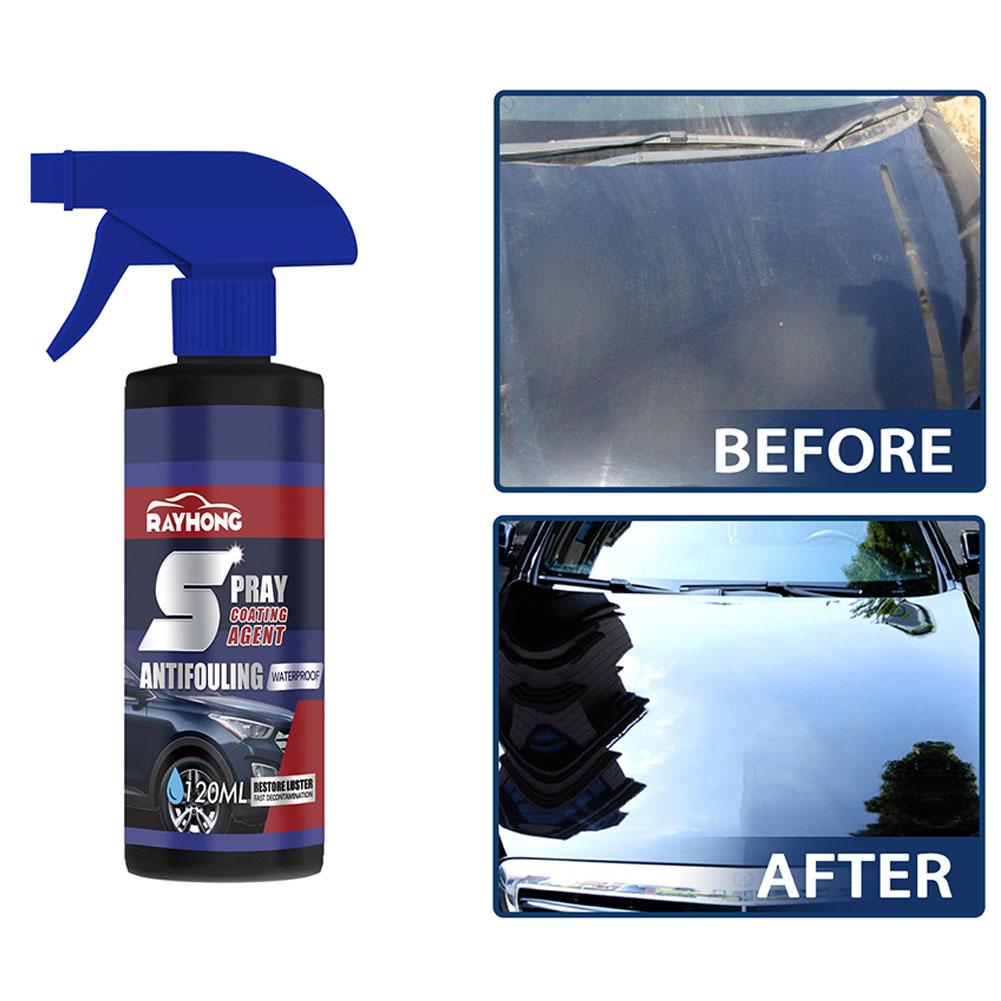 Quick Coat HGKJ S12 Flüssige Nano-Keramik-Autobeschichtung, Autolack-Politurwachs-Spray, hydrophobe Anti-Kratz-Schutzfolie, Erneuerung
