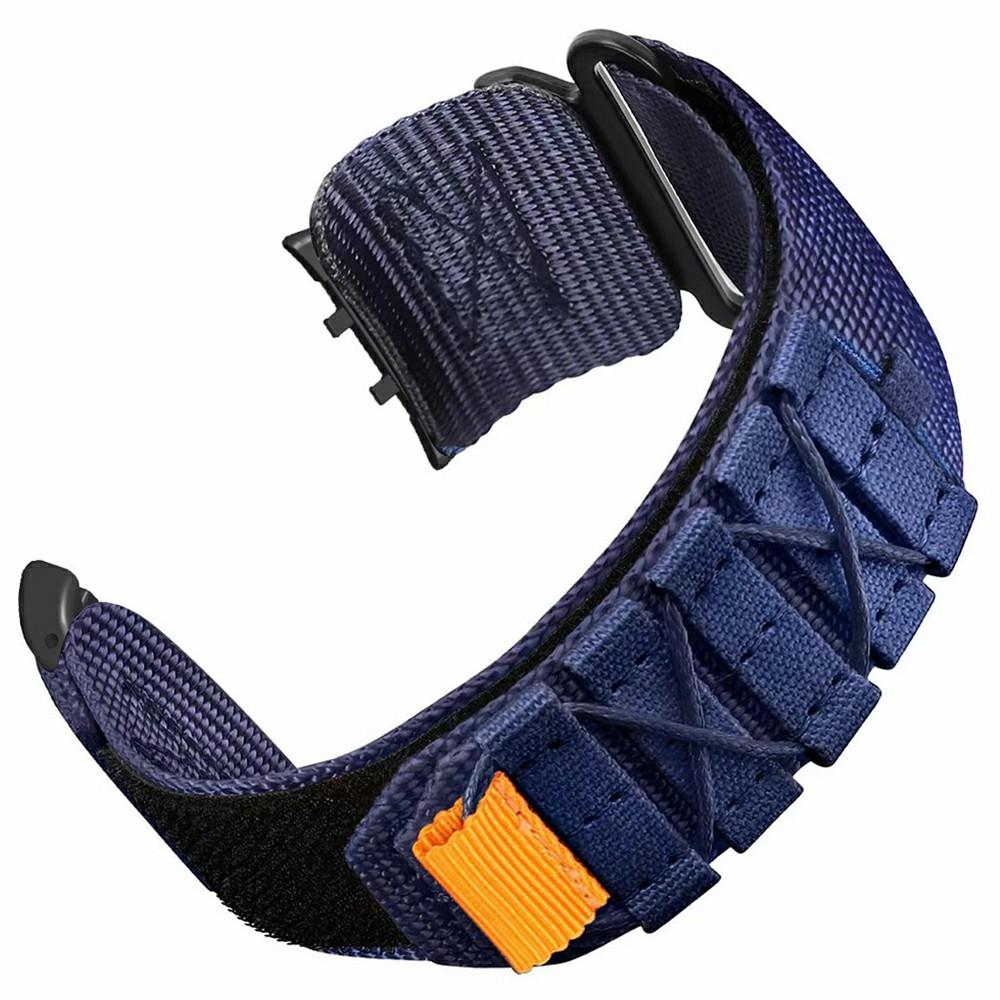 

For Honor Watch 5 Nylon Watch Band Magic Tape Military Style Adjustable Strap E