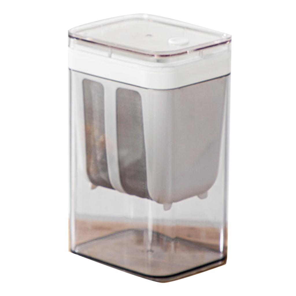 Yogurt Strainer with Extra Fine Mesh Strainer Bag Transparent Cover Multi Functional Cheese Filter