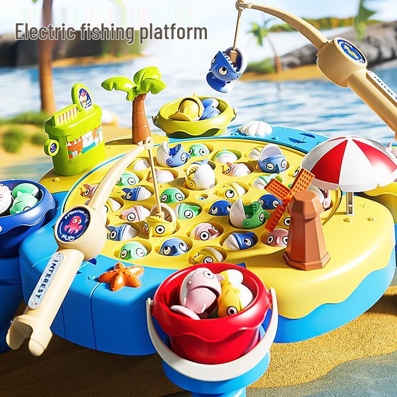 

Educational Magnetic Fishing Toy for Toddlers Aged 1-3 Years Battery
