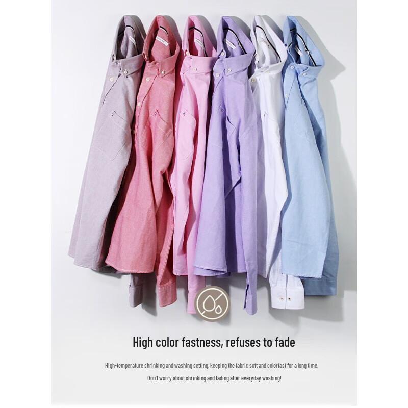 ROMON Men's Pure Cotton Long-Sleeve Fashion Shirt S2C81085