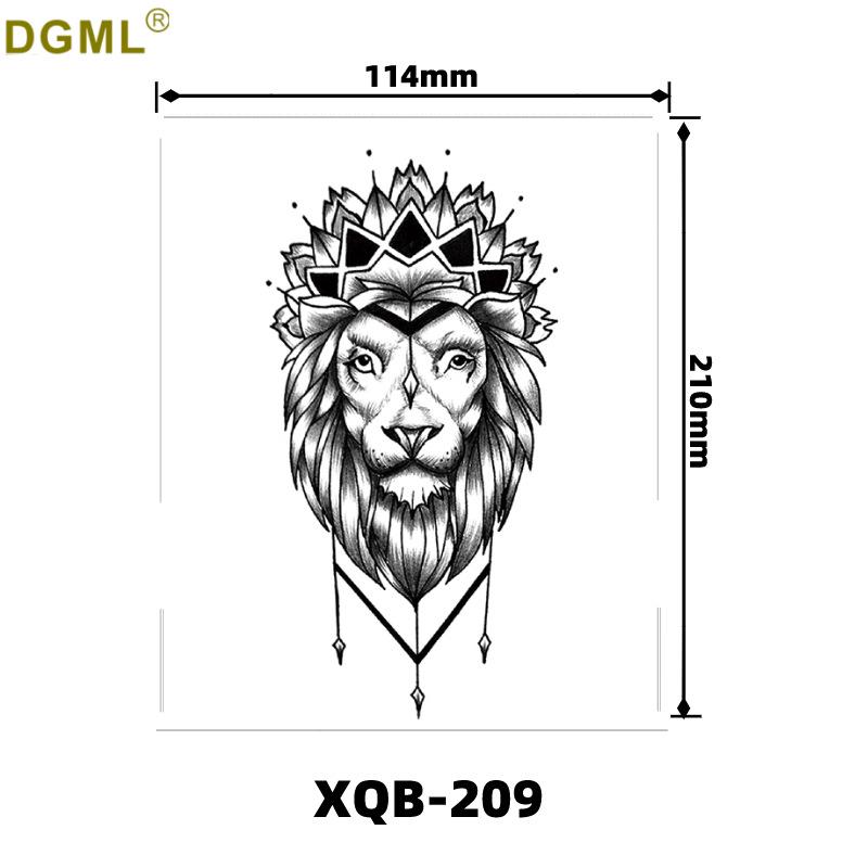 Cartoon Waterproof Full and Half Arm Tattoo Stickers with Creative Color Designs