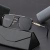 Trendy Metal Square Steampunk Sunglasses Custom Logo  Metal Shades Sun Glasses