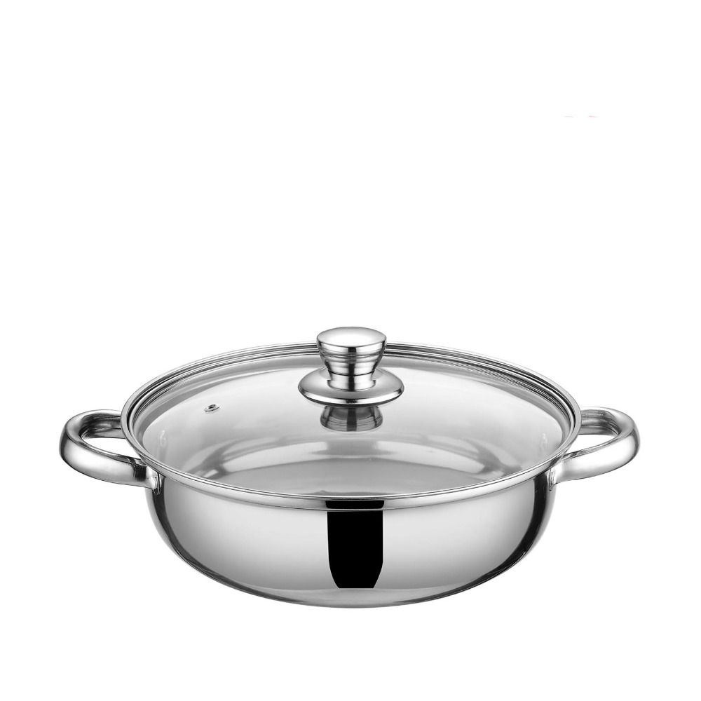 Thickened Steamer Pot Stainless Steel Cooking Pot Durable Noodles Pot  Kitchen Cookware