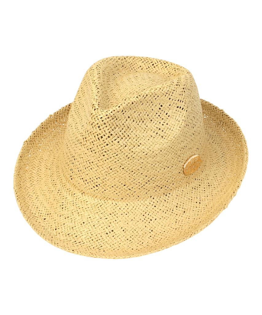 Yunibeosyeolkemiseuteuli Bu Summer Beige Simple Long Fedora Summer Fedora