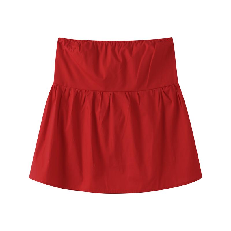 Dámský top bez ramínek Odhalená ramena Korzetový top Růžový Bílý Červený Modrý Top bez ramínek Bez zádové části Bez rukávů Crop top Žena 2024