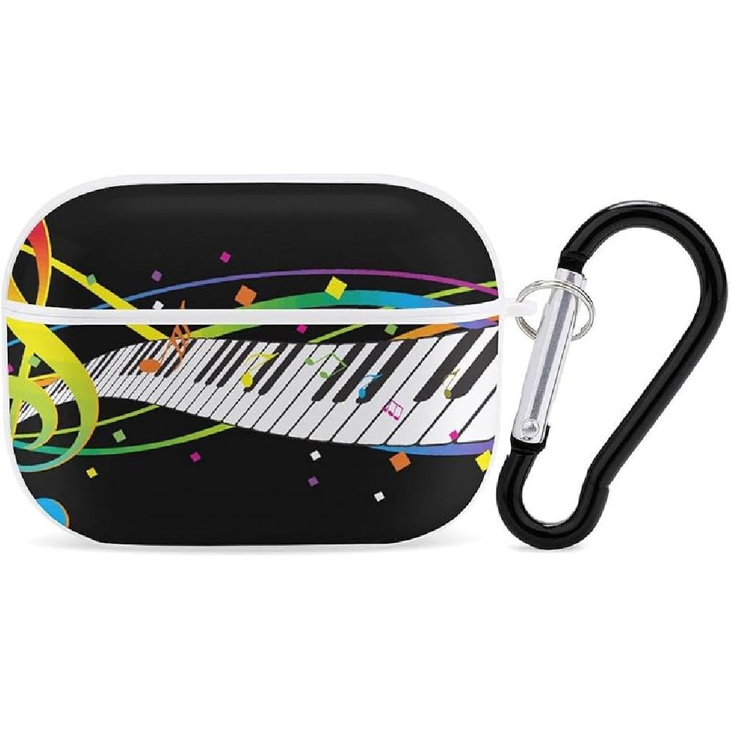 Honey-Bees-Wildflowers-Retro Compatible with AirPods Pro Case Cover,Shock-Proof PC Full Protective Cover Compatible for Airpods Pro,Supports Wireless
