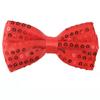 Nœud Papillon à Sequins Cravate de Scène Pour Homme Femme Mode Danse d'Équipe Nœud à Sequins Coloré Fête Brillant Sequins Nœud Papillon