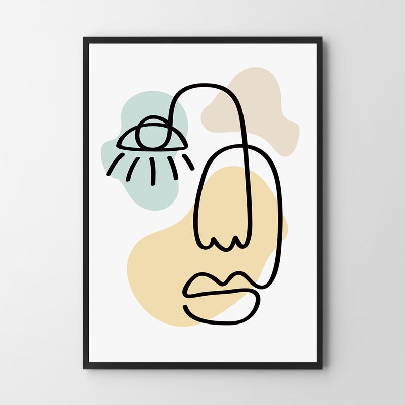 Poster Face Portrait Henri Matisse