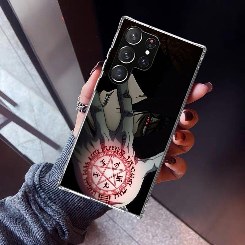 F-Fullmetal Alchemist Anime Phone Case For Samsung Galaxy S23 S24 S25 Edge S26 Ultra S22 + S21 Plus S20 FE Cover Silicone Print