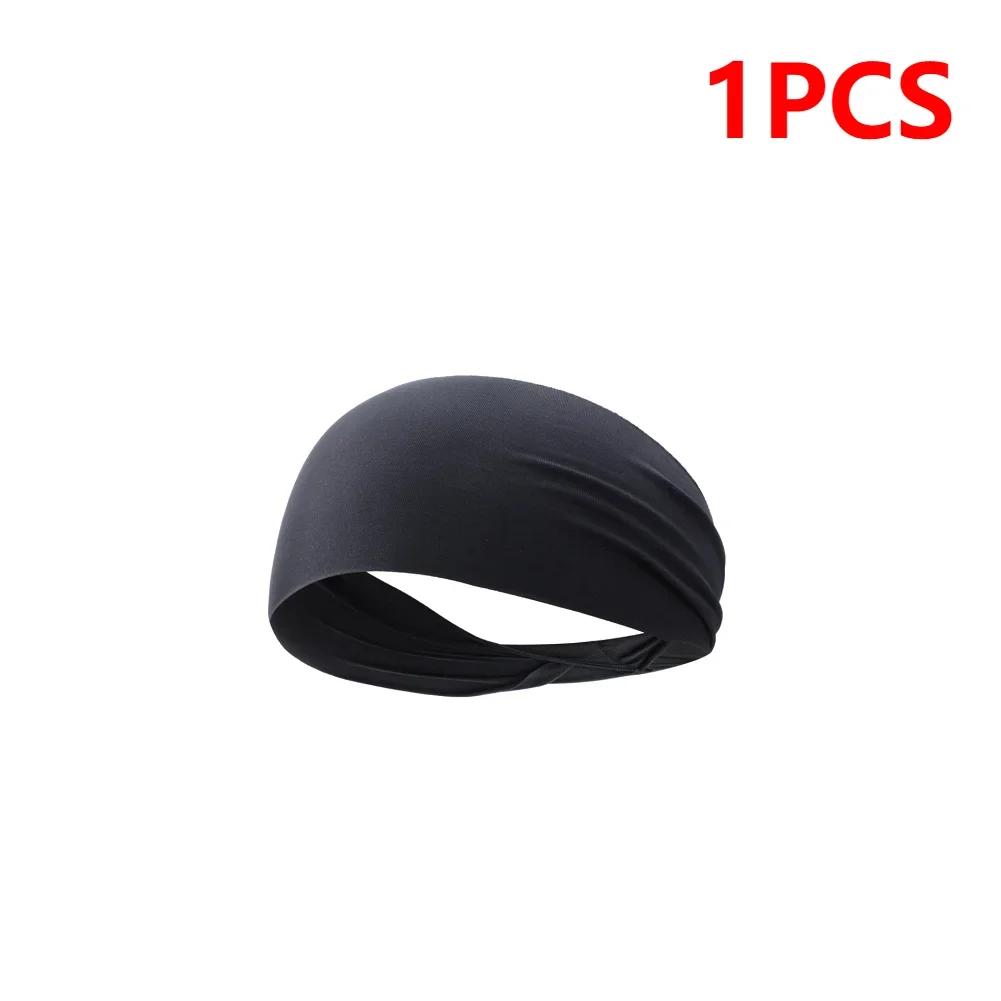 Эластичные спортивные повязки на голову, впитывающие пот, быстросохнущие повязки на голову для тренировок, противоскользящие дышащие повязки на голову для йоги, бега